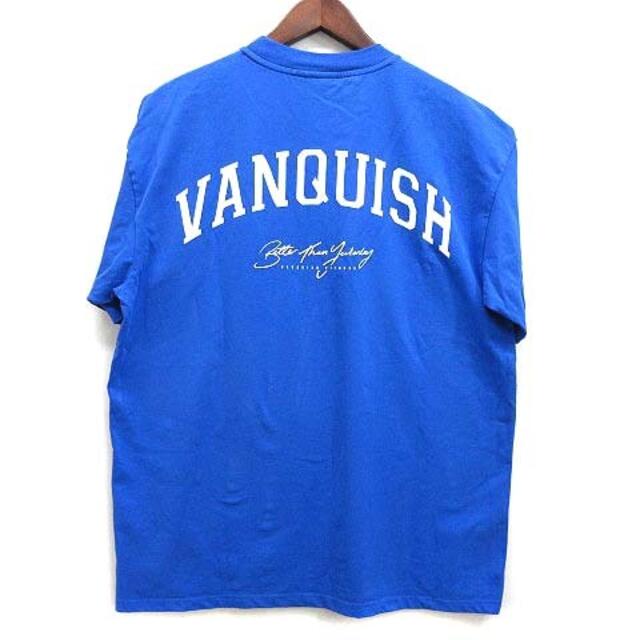 VANQUISH(ヴァンキッシュ)のヴァンキッシュ VANQUISH FITNESS Tシャツ カットソー 半袖 青 メンズのトップス(Tシャツ/カットソー(半袖/袖なし))の商品写真