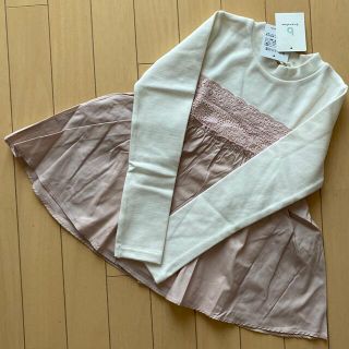 ブランシェス(Branshes)のブランシェス レース使いレイヤード風チュニック 130(Tシャツ/カットソー)