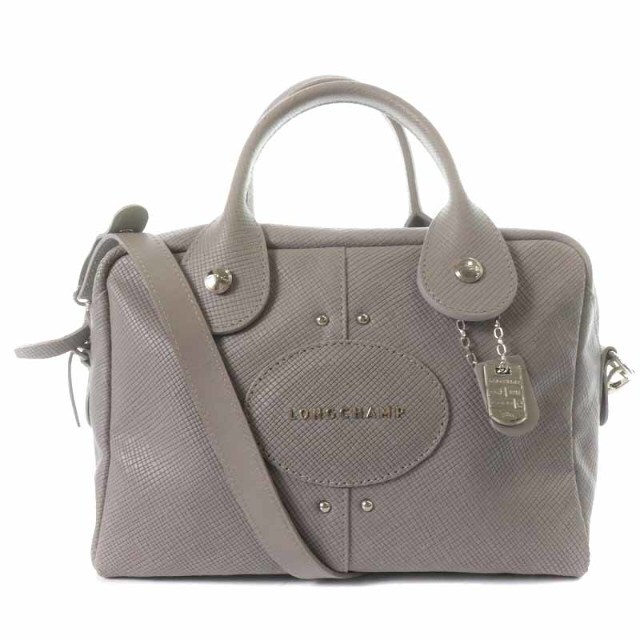 約195cmマチLONGCHAMP QUADRI ハンドバッグ ショルダーバッグ 2way