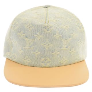 ルイヴィトン(LOUIS VUITTON)のLOUIS VUITTON ルイヴィトン Monogram Denim Cap MP3029 モノグラム キャスケットデニムキャップ インディゴ(キャップ)