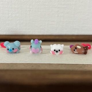 ビーティーイシビル(BT21)の3dネイルパーツ【BT21minini   寝そべり　BTS  バンタン】(デコパーツ)