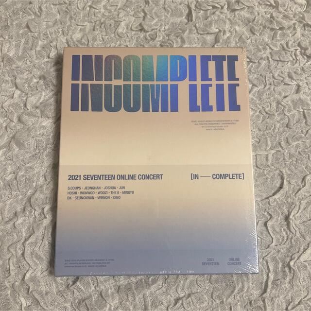 SEVENTEEN INCOMPLETE Blu-ray 新品未開封　日本語字幕