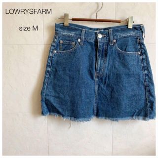 ローリーズファーム(LOWRYS FARM)のlowrys farm デニムミニスカート ダメージ加工(ミニスカート)