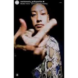 WACKO MARIA - XSサイズ wackomaria パイソン柄 長袖 アロハシャツの