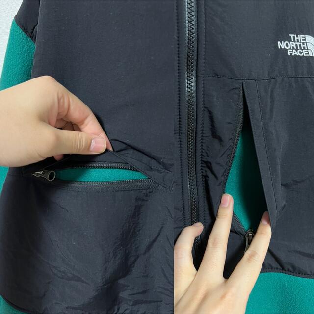 THE NORTH FACE(ザノースフェイス)の【新品】THE NORTH FACE ノースフェイス デナリ 緑×黒  XXL メンズのジャケット/アウター(ブルゾン)の商品写真