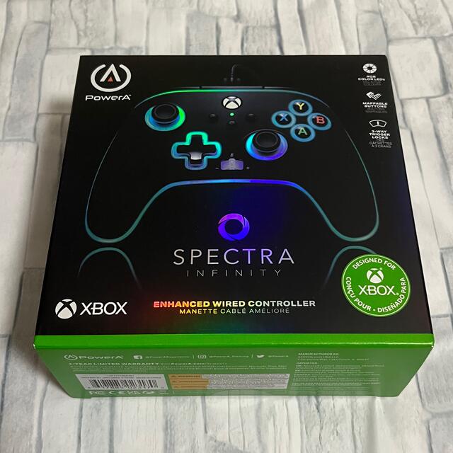Xbox(エックスボックス)のPowerA スペクトラ　Infinity Enhanced 有線コントローラー エンタメ/ホビーのゲームソフト/ゲーム機本体(家庭用ゲーム機本体)の商品写真