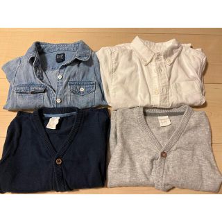 ギャップ(GAP)のベビー服　キッズ服　80cm×4点　GAP 無印良品　H&M(シャツ/カットソー)