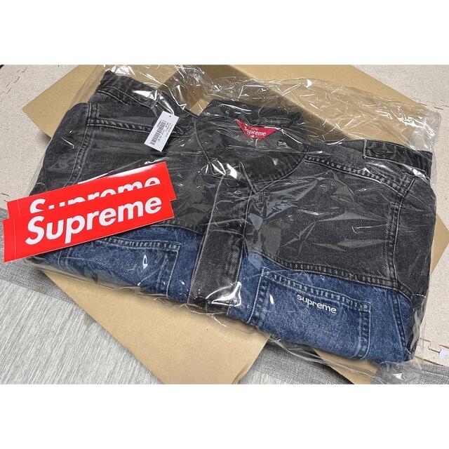 Supreme - 新品 Supreme 2-Tone Paneled Denim Jacket の通販 by