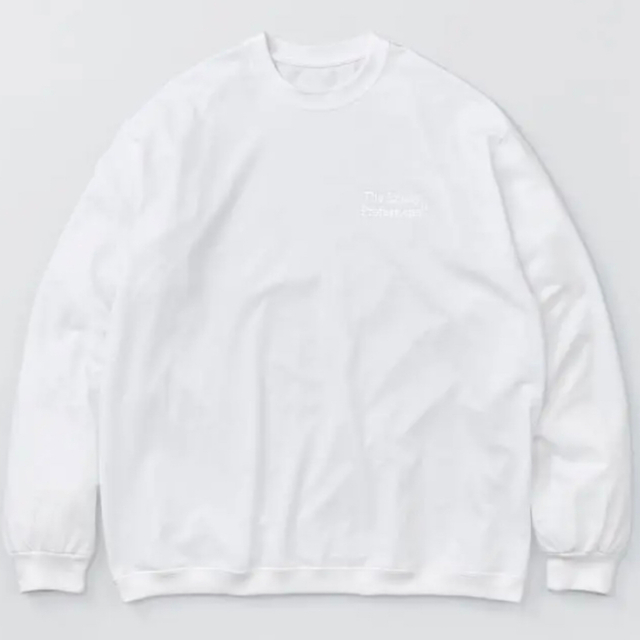 1LDK SELECT(ワンエルディーケーセレクト)のennoy LONG SLEEVE HEM RIB TEE WHITE Lサイズ メンズのトップス(Tシャツ/カットソー(七分/長袖))の商品写真