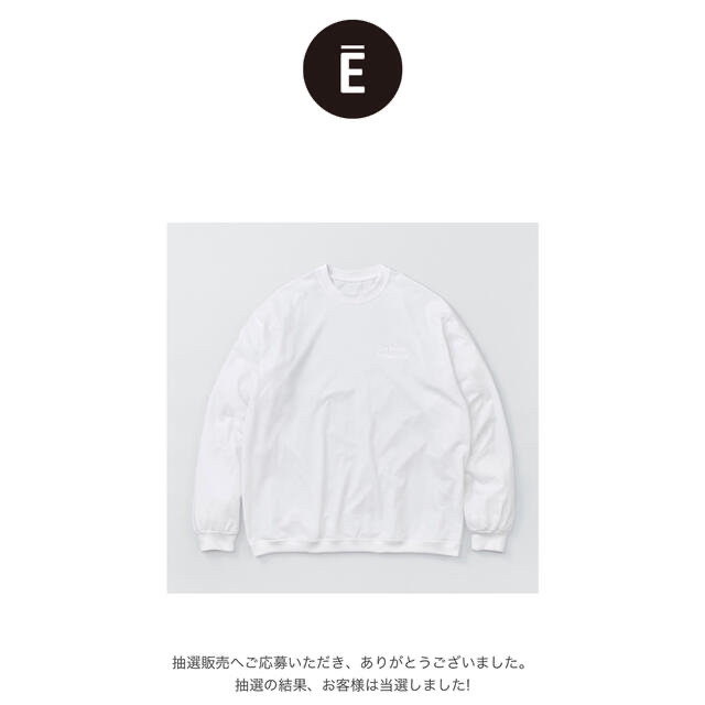 1LDK SELECT(ワンエルディーケーセレクト)のennoy LONG SLEEVE HEM RIB TEE WHITE Lサイズ メンズのトップス(Tシャツ/カットソー(七分/長袖))の商品写真