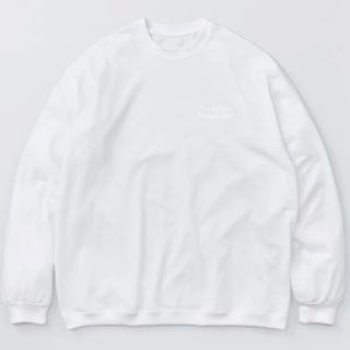 ワンエルディーケーセレクト(1LDK SELECT)のennoy LONG SLEEVE HEM RIB TEE WHITE Lサイズ(Tシャツ/カットソー(七分/長袖))