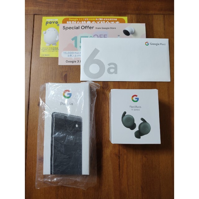 Google Pixel(グーグルピクセル)のGoogle Pixel 6a 128 GB  イヤホン付き スマホ/家電/カメラのスマートフォン/携帯電話(スマートフォン本体)の商品写真