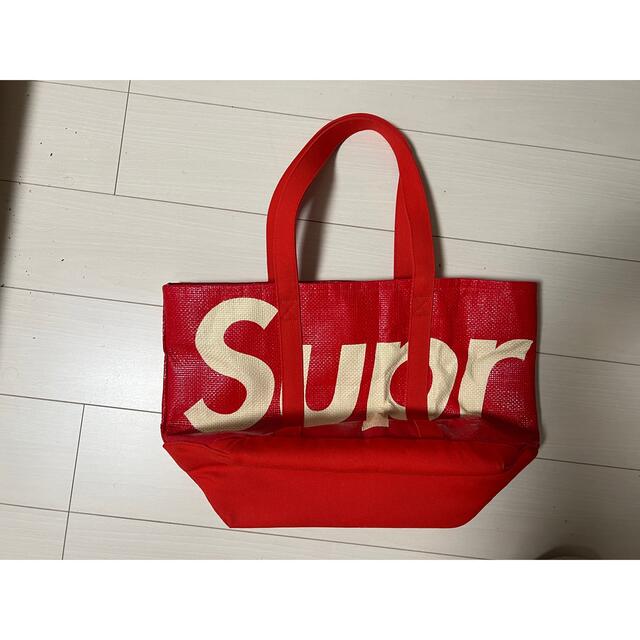 Supreme Raffia Tote Red 送料無料