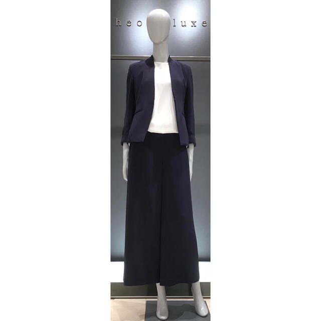 theory luxe 20SS Lead ワイドクロップドパンツ 黒 36 - クロップドパンツ