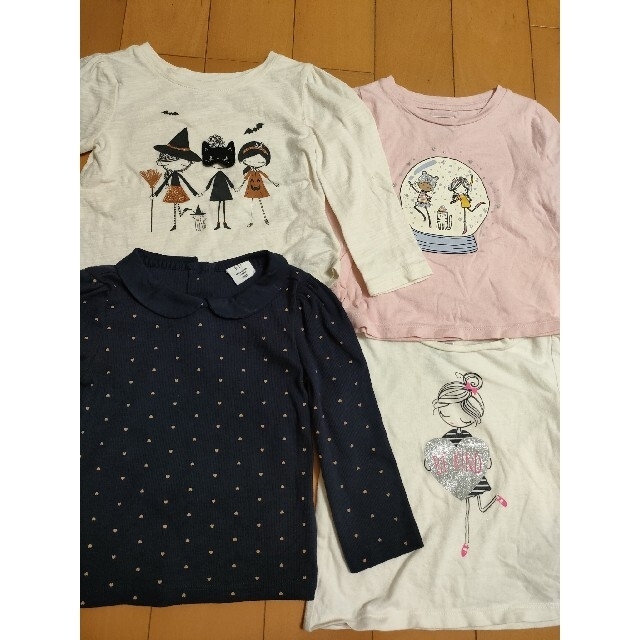 babyGAP(ベビーギャップ)のbabygap　カットソー4枚　18~24m キッズ/ベビー/マタニティのキッズ服女の子用(90cm~)(Tシャツ/カットソー)の商品写真