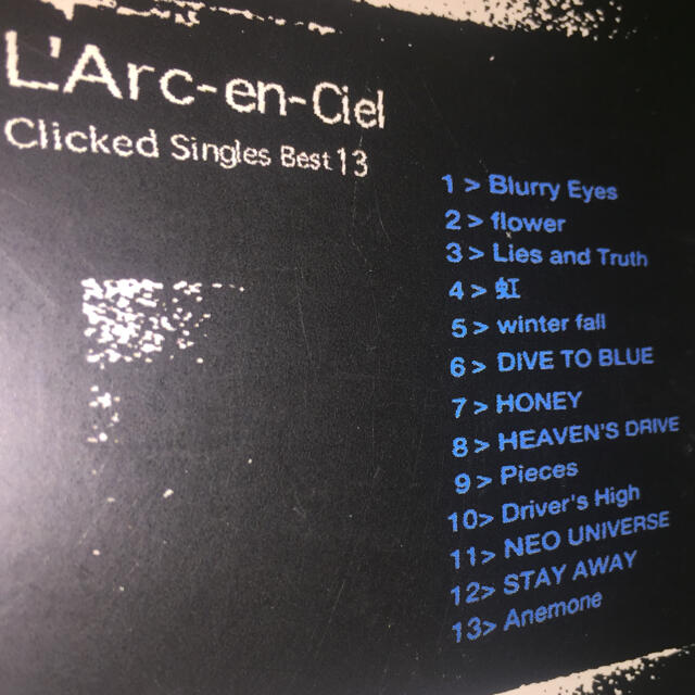 L'Arc～en～Ciel(ラルクアンシエル)のL'Arc〜en〜Ciel 【Clicked Singles Best 13】 エンタメ/ホビーのCD(ポップス/ロック(邦楽))の商品写真