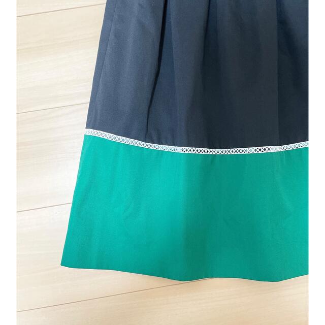 美品】yori ヨリ フレアスカート 黒 緑 36の通販 by blue spring's ...