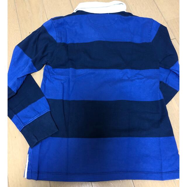 POLO RALPH LAUREN(ポロラルフローレン)のPOLO RALPH LAURENポロラルフローレン　ボーダー長袖ポロシャツ キッズ/ベビー/マタニティのキッズ服男の子用(90cm~)(Tシャツ/カットソー)の商品写真