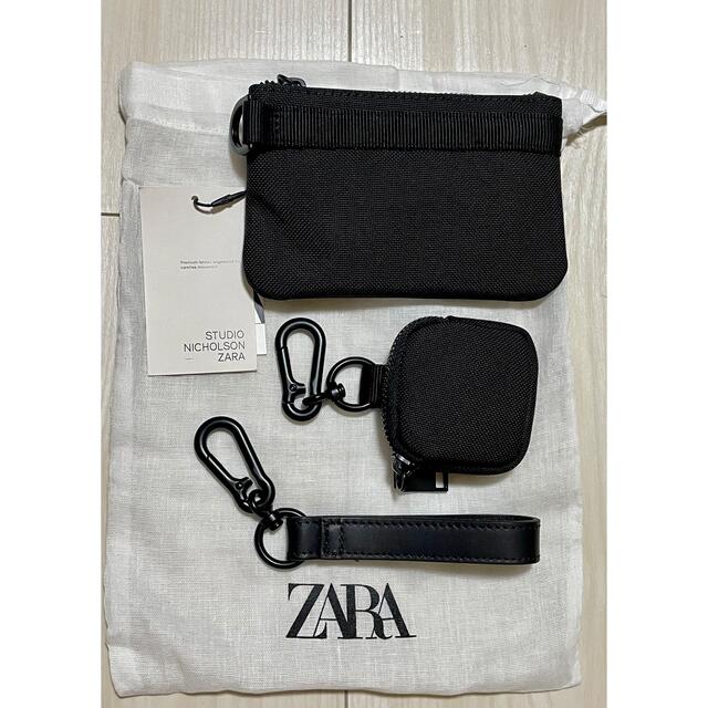 ZARA スタジオニコルソン ハンドバッグ メンズのファッション小物(コインケース/小銭入れ)の商品写真