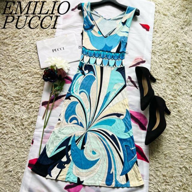 オープニング 大放出セール 【美品】EMILIO シルクトップス PUCCI 新品