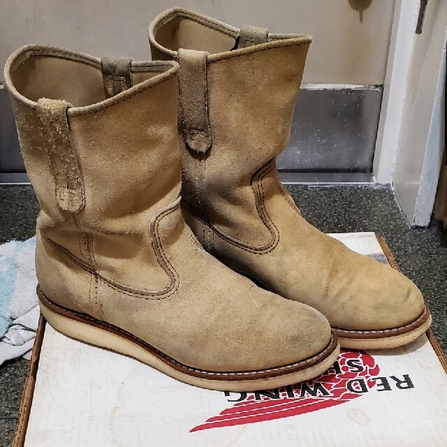 靴/シューズRED WING　スウェード　ペコスブーツ　スエード　ペコス　レッドウイング