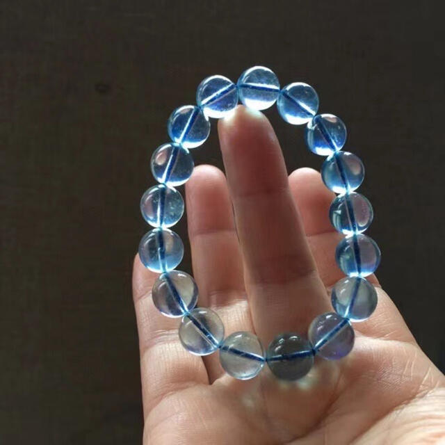 ⭐︎【天然】アクアマリン ブレスレット 12mm ⭐︎【天然】アクアマリン ブレスレット 12mm