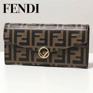 フェンディ(FENDI)のレア✨ 美品 フェンディ コンチネンタル 長財布 二つ折り財布 エフイズ ズッカ(財布)