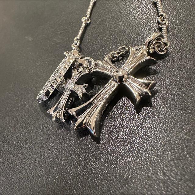 ネックレス　十字架　アクセサリー　クロス　メンズ　レディース　シルバー