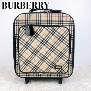 バーバリー(BURBERRY)の新品同様✨ バーバリー キャリーバッグ 26L ノバチェック ナイロン レザー(スーツケース/キャリーバッグ)