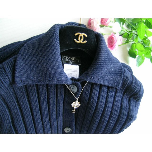 CHANEL - ☆正規品☆CHANEL☆ウールカーディガンニットセーター CHANEL - ☆正規品☆CHANEL☆ウールカーディガンニットセーター