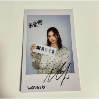 アイズワン(IZ*ONE)のizone 中国雑誌 WAVES ポラロイド　トレカ　特典 ミンジュ(アイドルグッズ)