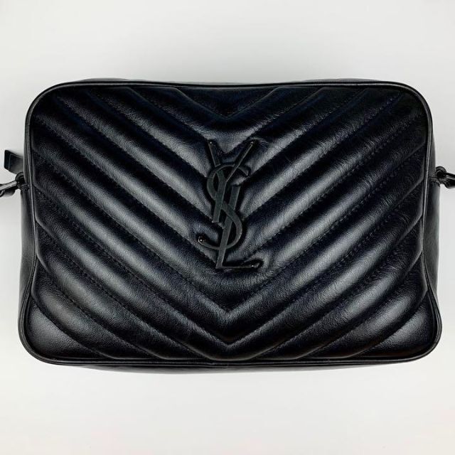 希少✨イヴサンローラン ショルダーバッグ YSL ポシェット レザー ブラック