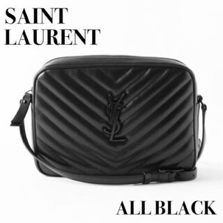 サンローラン(Saint Laurent)の美品✨ サンローラン ルー カメラバッグ オールブラック ショルダーバッグ 希少(ショルダーバッグ)