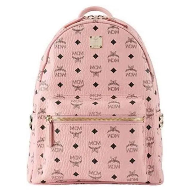 値打ち品 MCM ピンク バックパック リュック - winterparksmiles.com