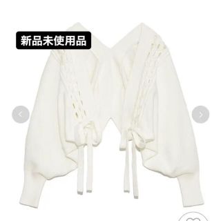 スナイデル(SNIDEL) レースアップ カーディガン(レディース)の通販 100