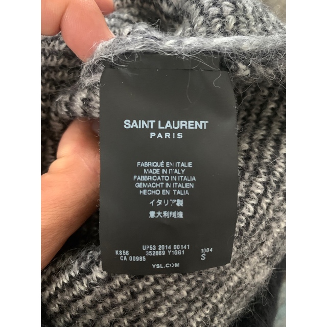 Saint Laurent(サンローラン)のサンローランパリ　チェックニット メンズのトップス(ニット/セーター)の商品写真