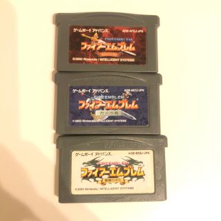 GBA ゲームボーイアドバンス　ファイアーエムブレムセット(携帯用ゲームソフト)