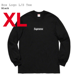Supreme - Supreme Box Logo L/S tee black XL ボックスロゴ