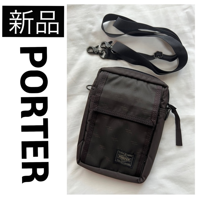 【新品】 PORTER ポーター ショルダーバッグ ウエストポーチ ブラウン