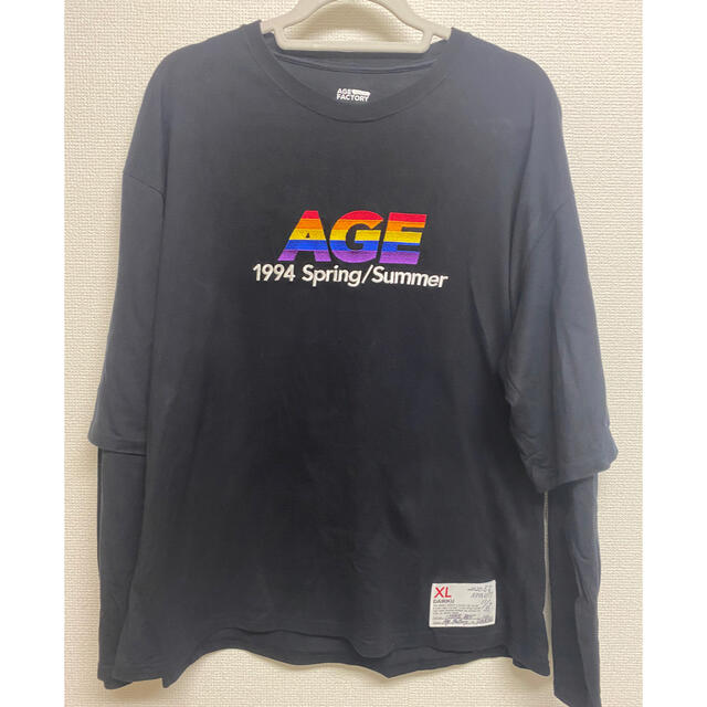 Jieda(ジエダ)のDairiku Age Factory Layered Sleeve Tee メンズのトップス(Tシャツ/カットソー(七分/長袖))の商品写真