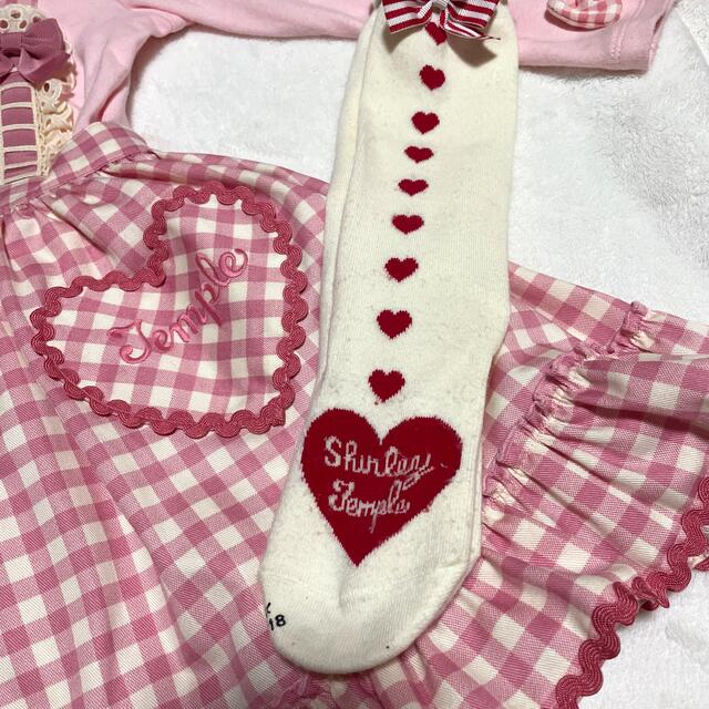 シャーリーテンプル☆ギンガムチェック ワンピース 110 ピンク シャーリーテンプル☆ギンガムチェック ワンピース 110 ピンク