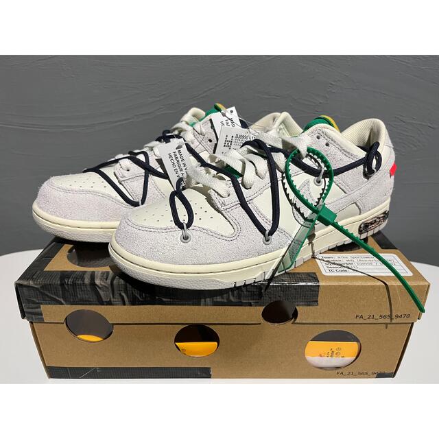 OFF-WHITE × NIKE DUNK LOW 1 OF 50