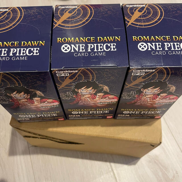 ONE PIECEカードゲームROMANCE DAWN 3箱 未開封 ONE PIECEカードゲームROMANCE DAWN 3箱 未開封