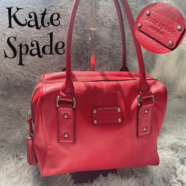 ヤマト kate new york - kate spade ショルダーストラップ 花柄 赤の