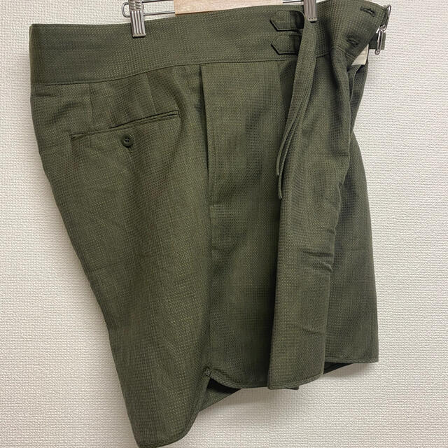 AURALEE(オーラリー)のNEAT fox brothers dotsline gurkha shorts メンズのパンツ(ショートパンツ)の商品写真