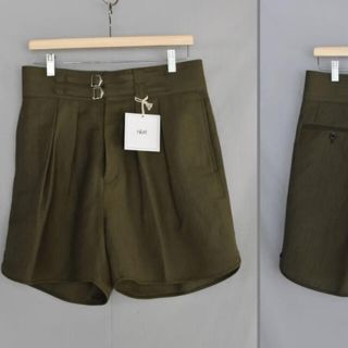 オーラリー(AURALEE)のNEAT fox brothers dotsline gurkha shorts(ショートパンツ)