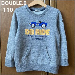 ダブルビー(DOUBLE.B)のミキハウス　ダブルビー 長袖　トレーナー　オープンカー　秋　冬　ファミリア(Tシャツ/カットソー)