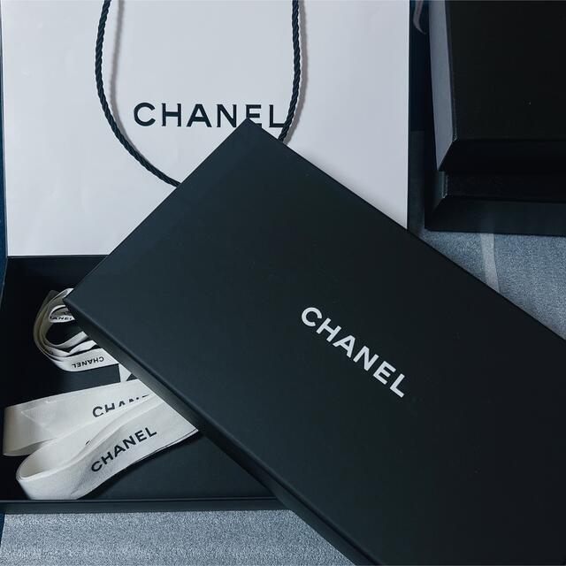 CHANEL 空箱　リボン　紙袋　3点セット