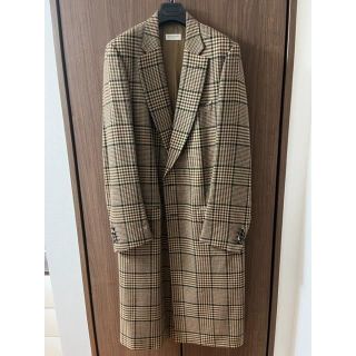 ドリスヴァンノッテン(DRIES VAN NOTEN)の【美品】ドリスヴァンノッテン チェックロングコート(チェスターコート)