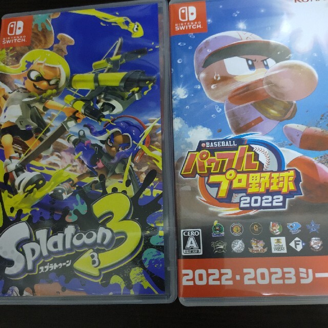 Nintendo Switch - スプラトゥーン３中古&パワフルプロ野球2022中古品